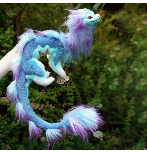 50cm/19.69in, Animal Dragon Plush Doll,  Blue Dragon Kids Toy Animal Doll,  For Children's Birthday Gifts Halloween Christmas Decoration Dolls,